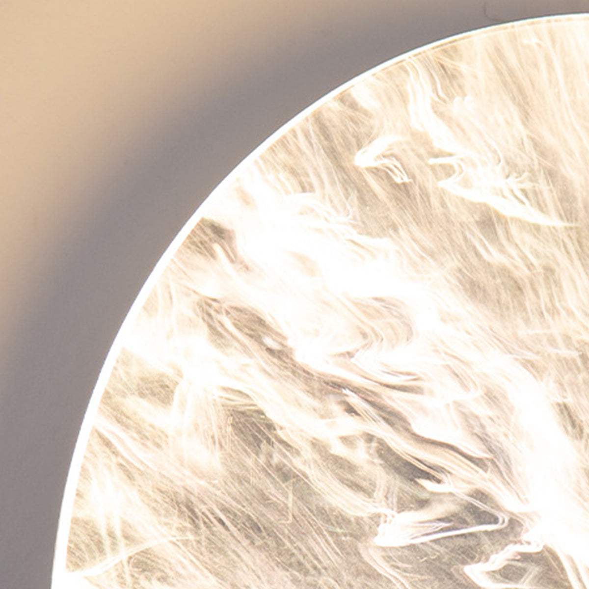 Aplique de Parede Exterior em Resina com Brilho LED Quente, Design Beauty Sunrise