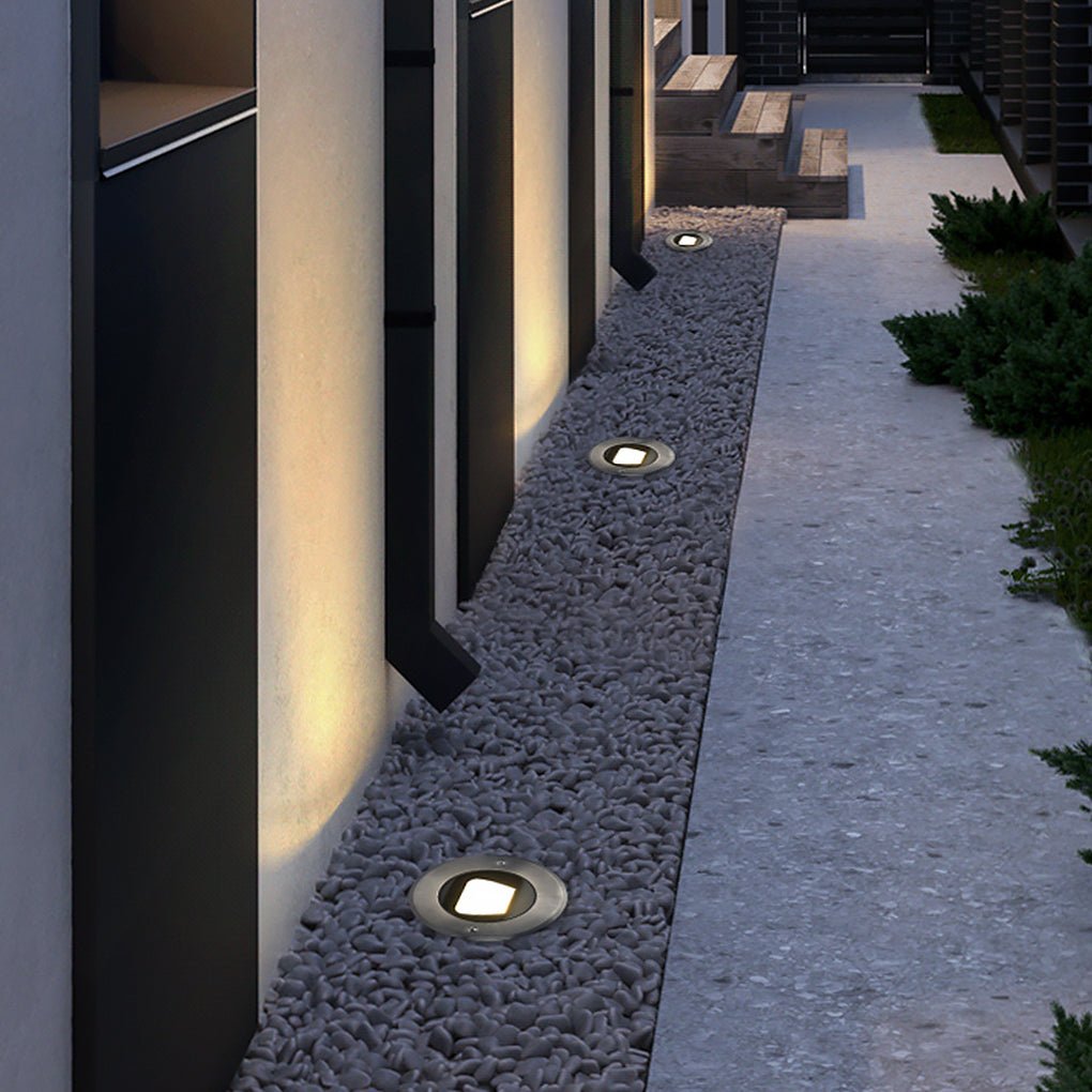 Recessed LED Step Light, Ultra-Thin Aluminum Deck & Stair Fixture