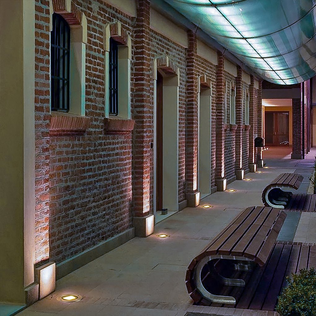 Recessed LED Step Light, Ultra-Thin Aluminum Deck & Stair Fixture