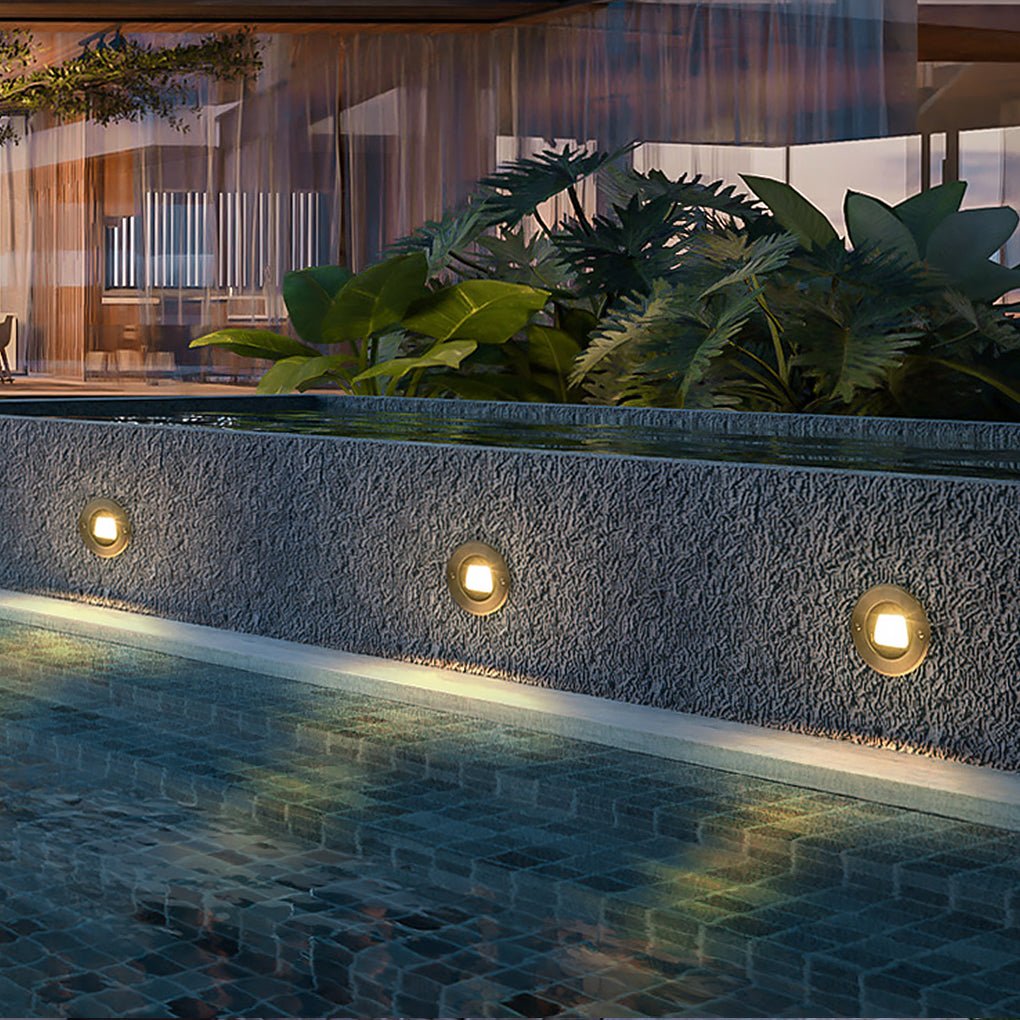 Recessed LED Step Light, Ultra-Thin Aluminum Deck & Stair Fixture