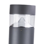 Sherard Sand-Gray Aluminum Bollard Path Light, Nordic Outdoor Lamp