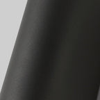 Quintessa Curved Outdoor Wall Light, Black Aluminum LED Sconce