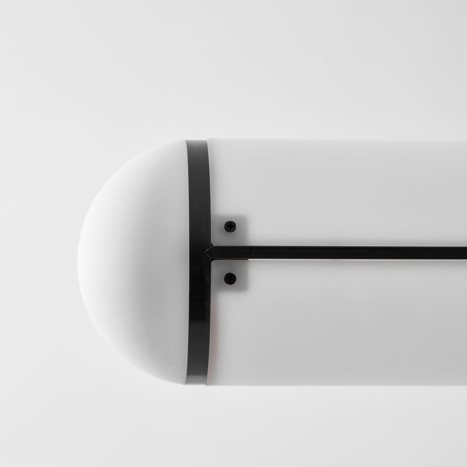 Linear pendant light shown in an architectural room