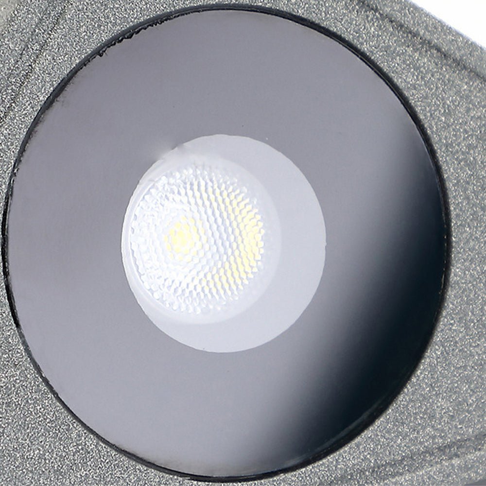 Feda Triangular Black Aluminum LED Deck and Step Light
