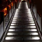Feda Triangular Black Aluminum LED Deck and Step Light
