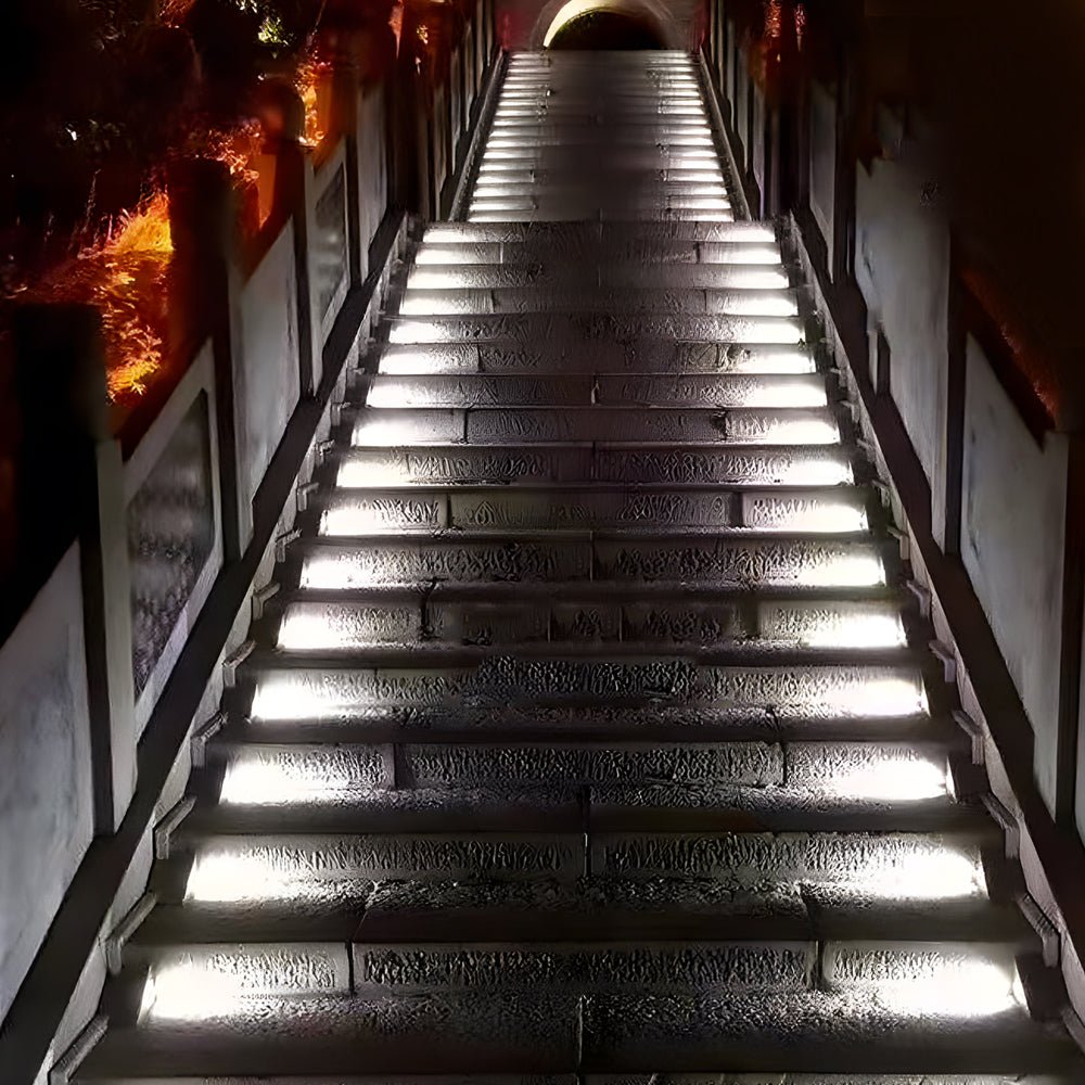 Feda Triangular Black Aluminum LED Deck and Step Light