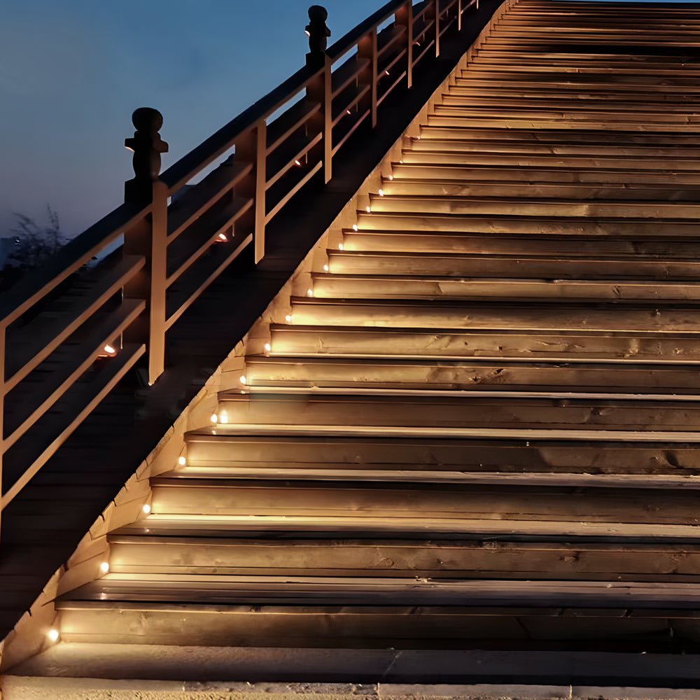 Feda Triangular Black Aluminum LED Deck and Step Light