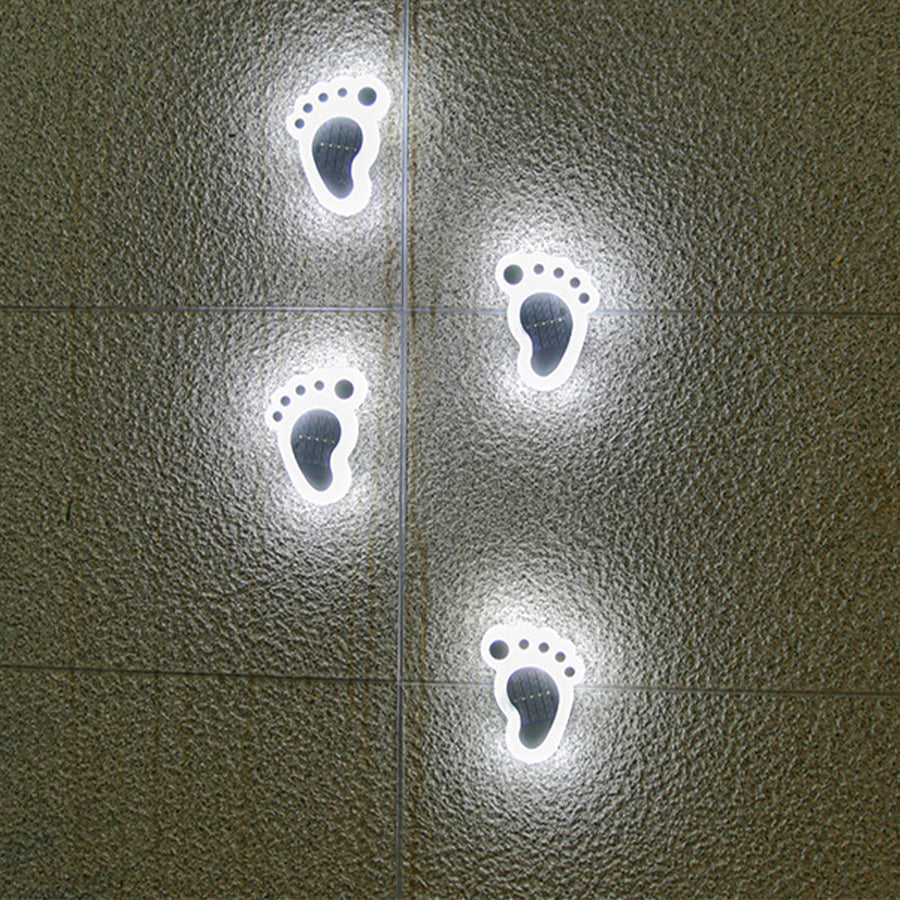 Solcelledrevet LED-havebelysning, skumring-til-daggry ABS jordspyd